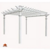 Fix and Tools 365×365×269 cm Vinyl Regency Pergola – White, Durable Outdoor Pergola - Fix and Tools LLC