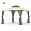 Fix and Tools 305×305 cm Patio Gazebo Tent – Outdoor Canopy Shelter with Removable Sidewalls - Fix and Tools LLC