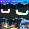 Fix and Tools Starlight Metal Swing Set with 2 LED Swings, Saucer Swing, Lifetime Warranty on Slide, and Bonus Anchor Kit – For Kids Ages 3–8