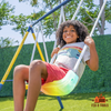 Fix and Tools Starlight Metal Swing Set with 2 LED Swings, Saucer Swing, Lifetime Warranty on Slide, and Bonus Anchor Kit – For Kids Ages 3–8