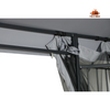 Fix and Tools 366×366×285 cm Easy-Assembly Outdoor Soft-Top Gazebo – Gray - Fix and Tools LLC