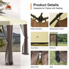 Fix and Tools 305×305 cm Patio Gazebo Tent – Outdoor Canopy Shelter with Removable Sidewalls